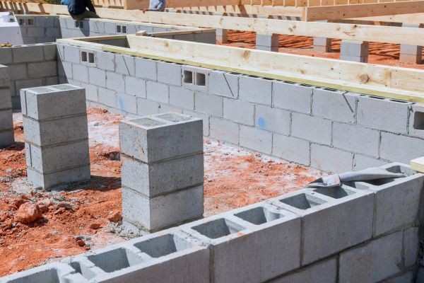 Cement Block Installation in Daphne
