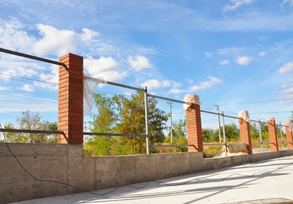 Brick Pillar Installation in Daphne
